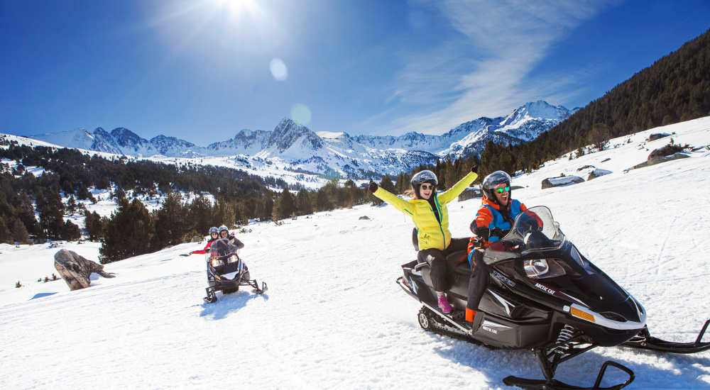 Excursión en moto de nieve en Andorra
